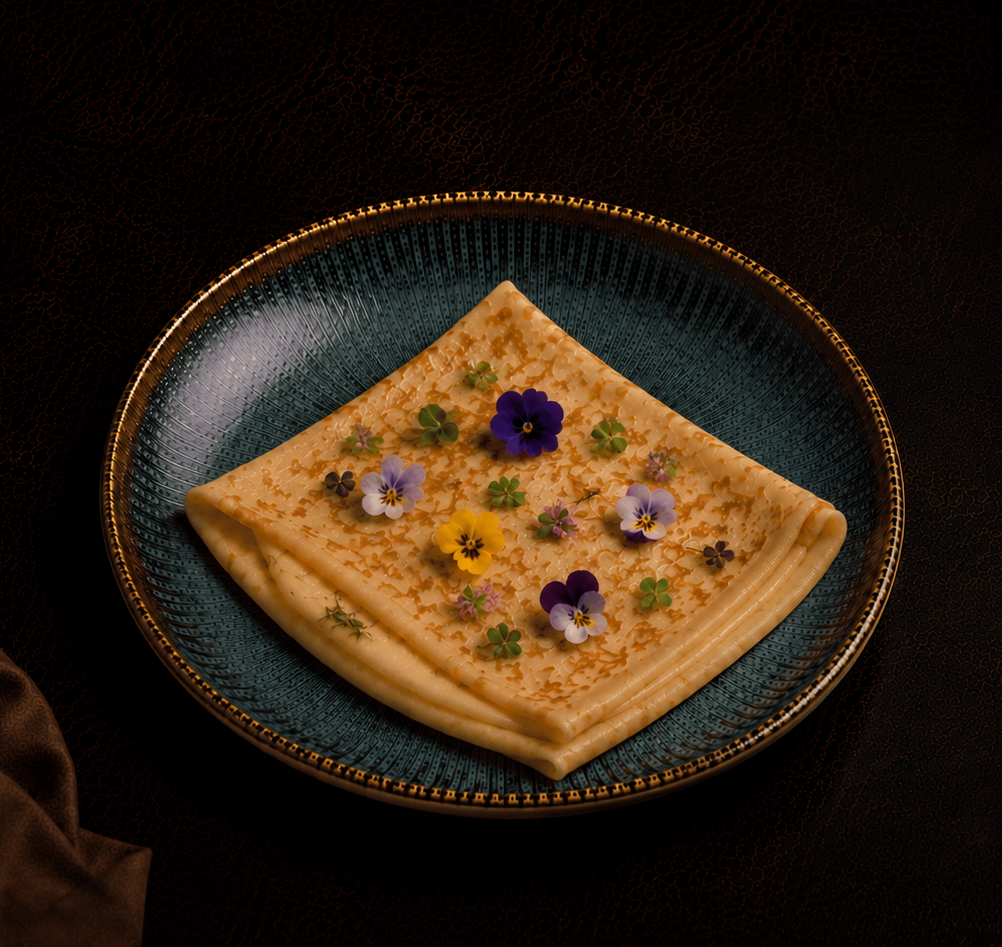 51 Crepe cheese and herbs
